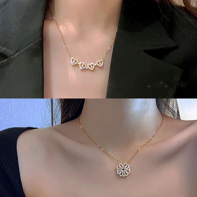 Collana Quadrifoglio Portafortuna