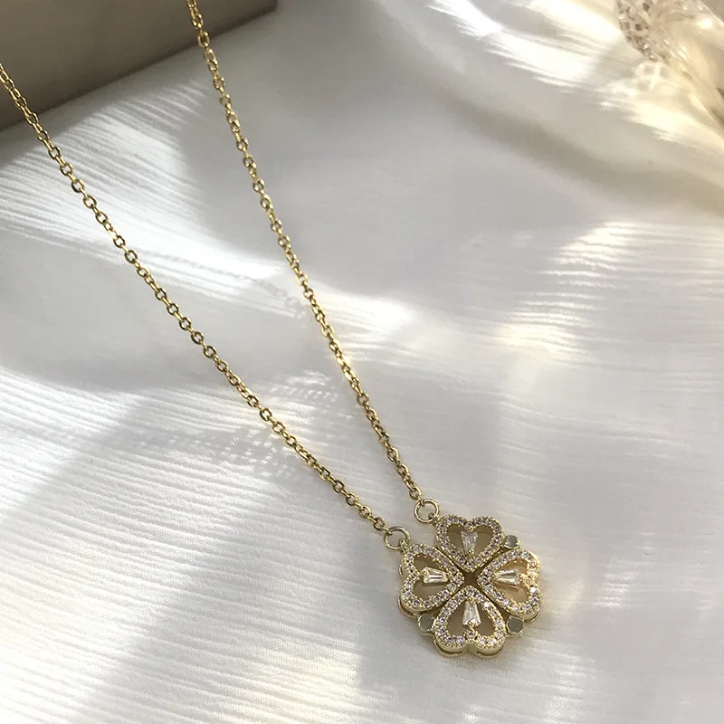 Collana Quadrifoglio Portafortuna
