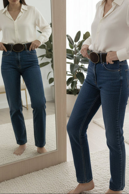 Cintura a fibbia chiusa