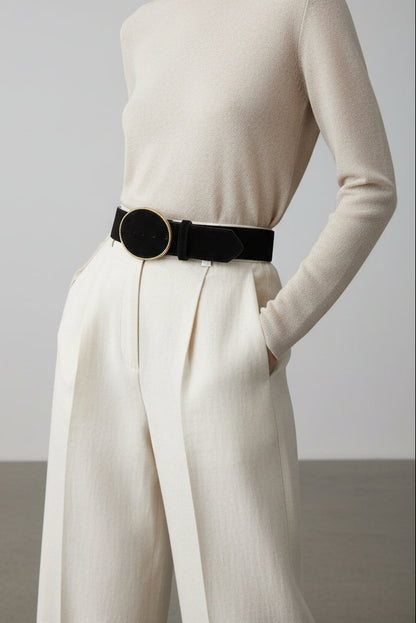 Cintura a fibbia chiusa