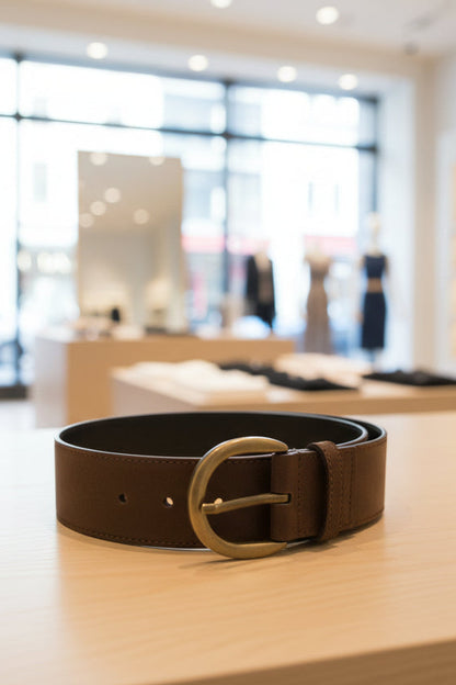 Cintura a fibbia aperta